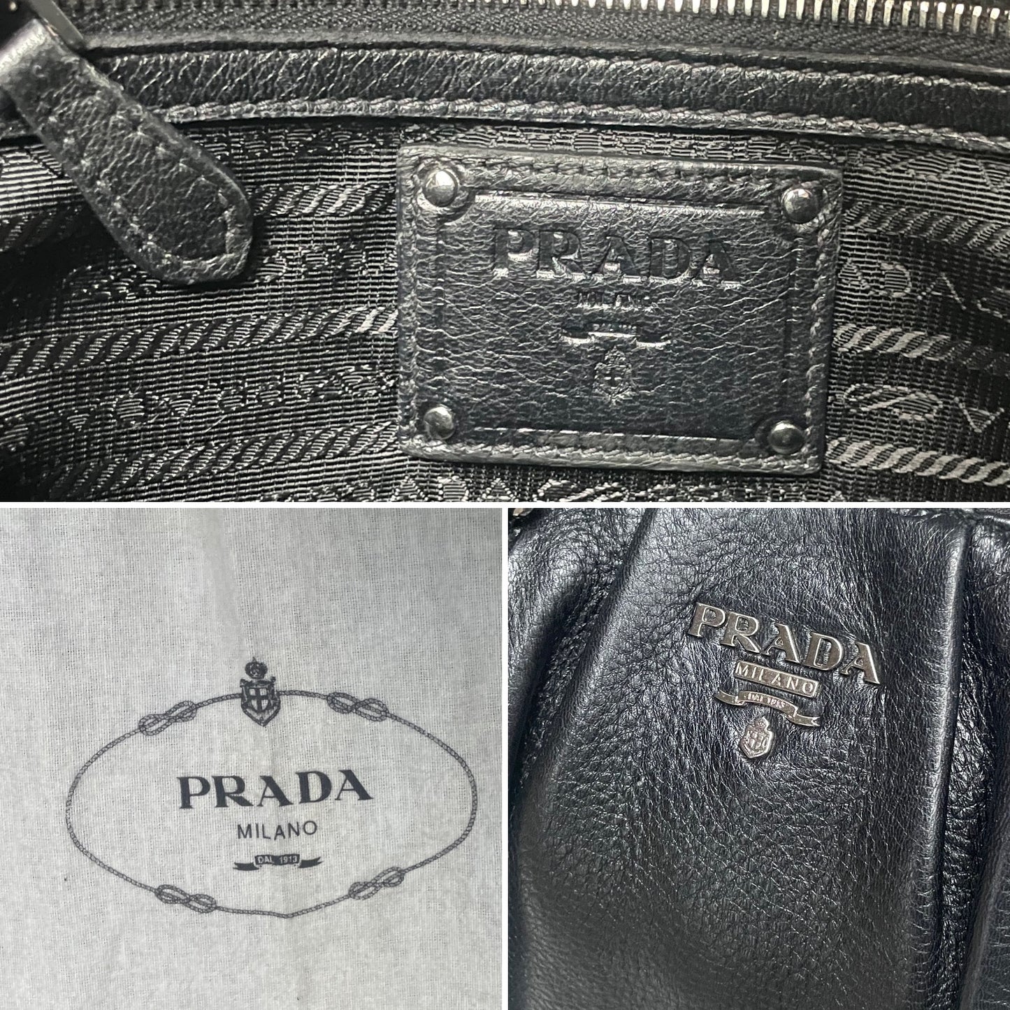 Prada Vitello Daino Tote Bag