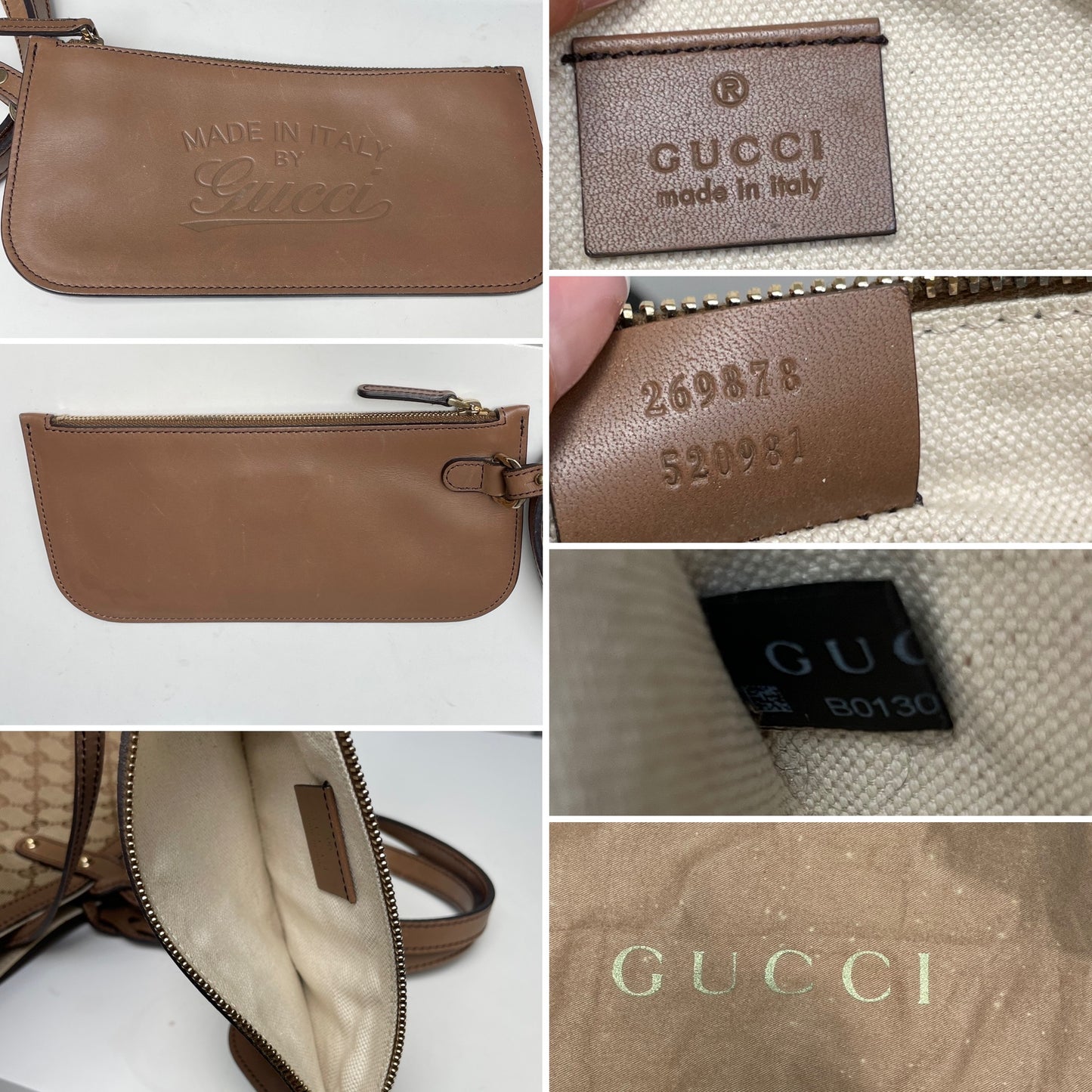 Gucci GG Small Craft Tote med etui