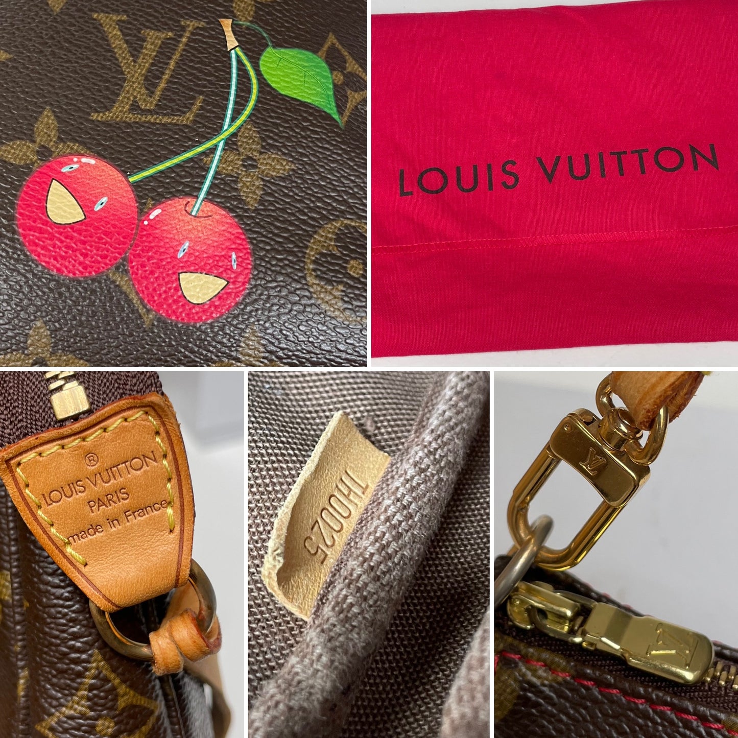 Louis Vuitton x Takashi Murakami Cerises Pochette Accessoires