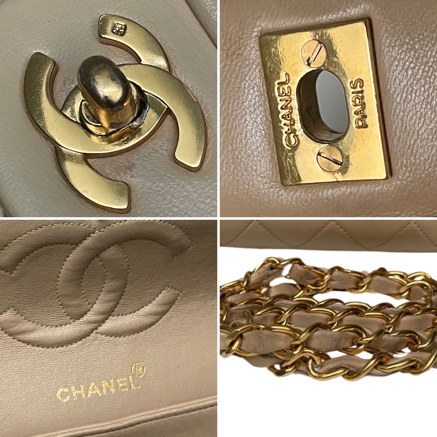 Chanel Classic Medium Dobbelt Flap taske