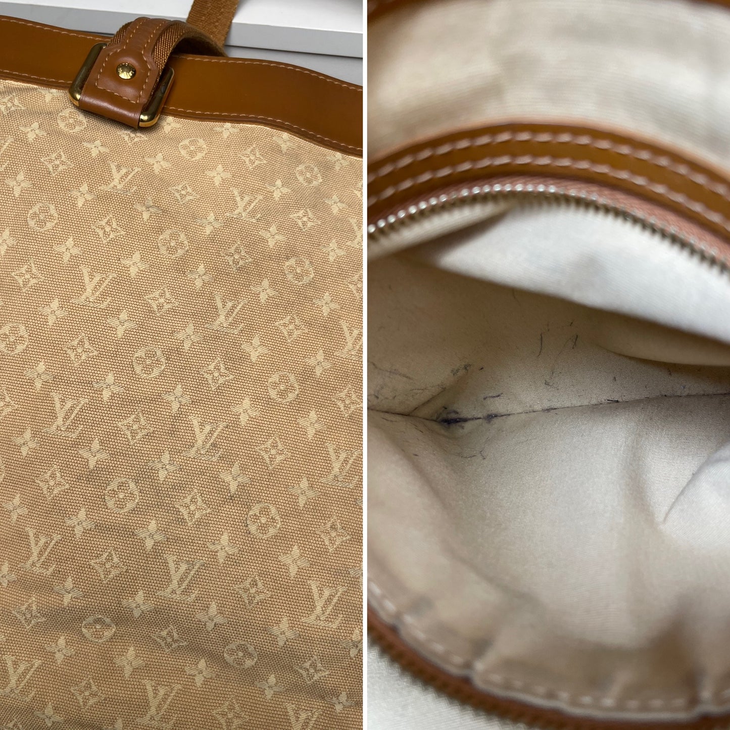 Louis Vuitton Mini Lin Lucille GM Bag