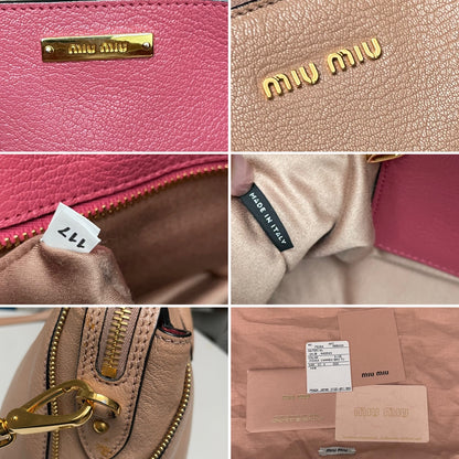 Miu Miu Madras Tote