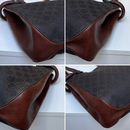 Gucci GG Brown Canvas Tote