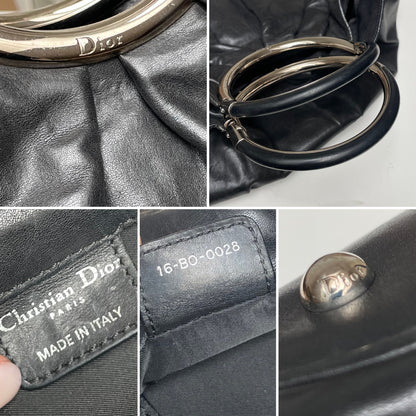 Christian Dior Soft Babe Black Leather Tote