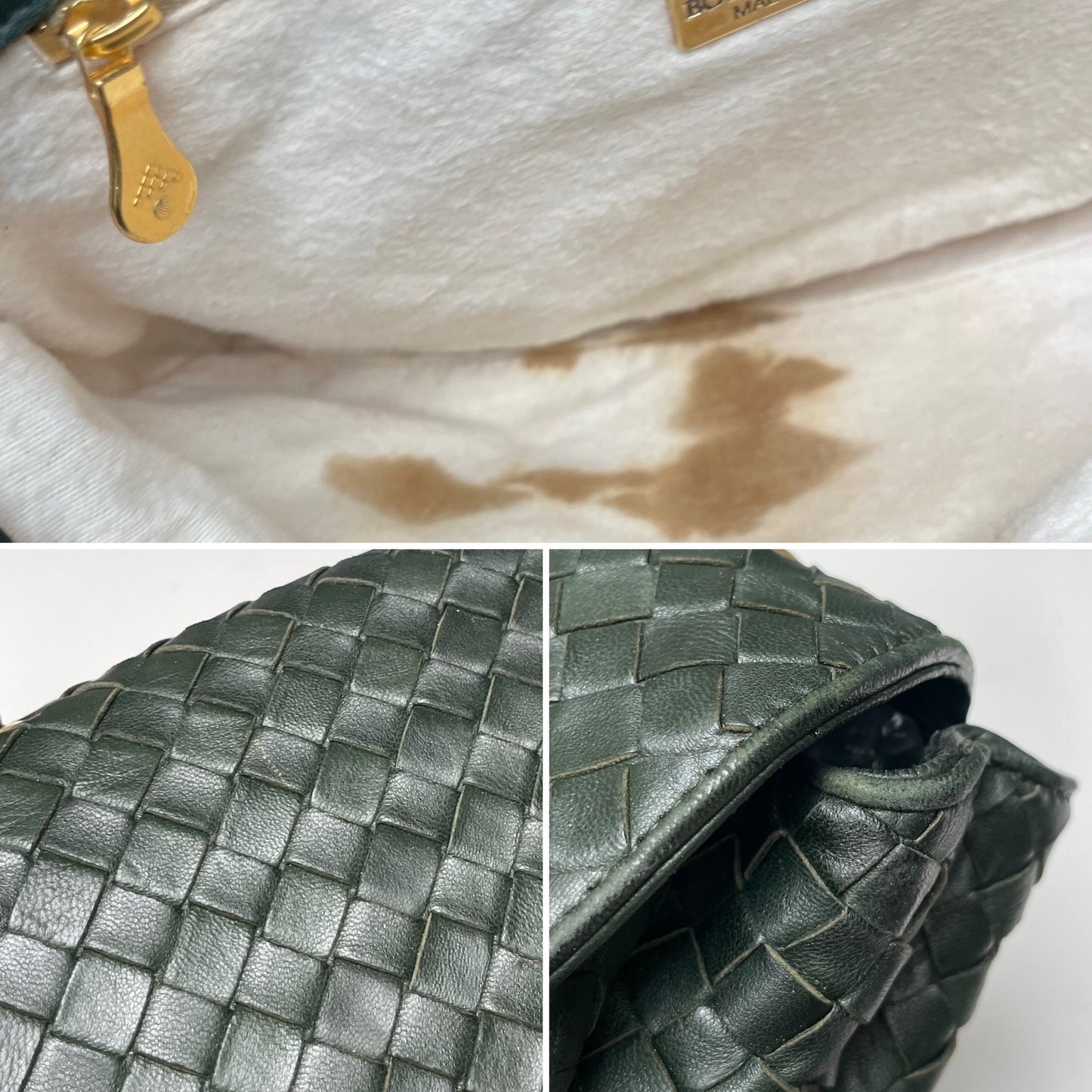 Bottega Veneta Intrecciato Turn Lock håndtaske