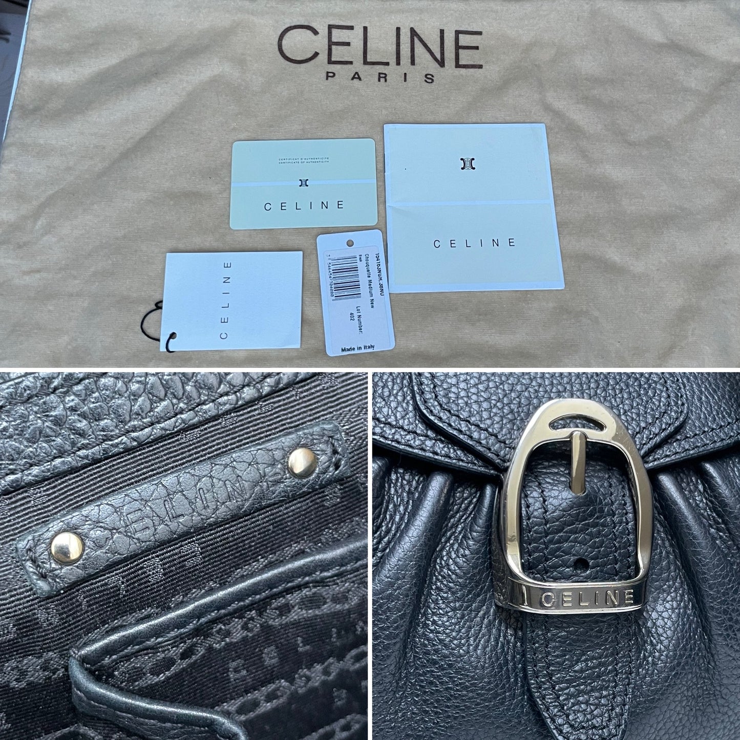 Celine Chouquette Medium Buckle Bag