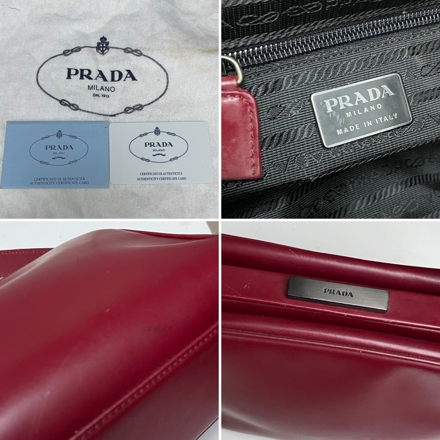 Prada Vitello Cernier Frame Bag