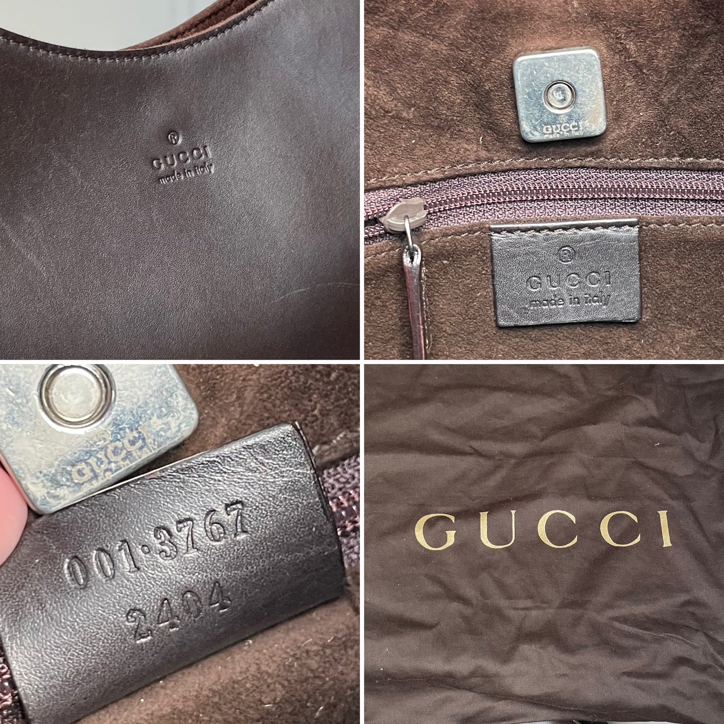 Gucci Læder Hobo