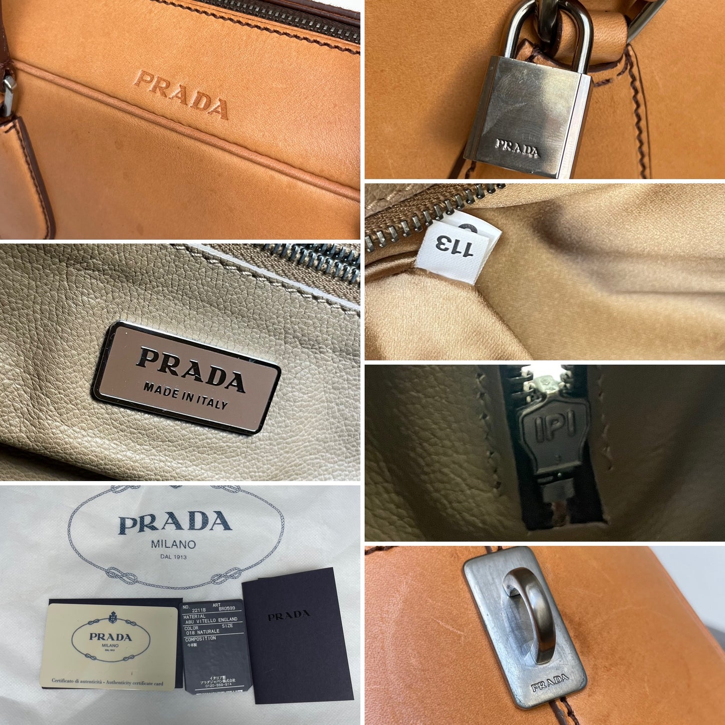 Prada Leather Bowler Bag