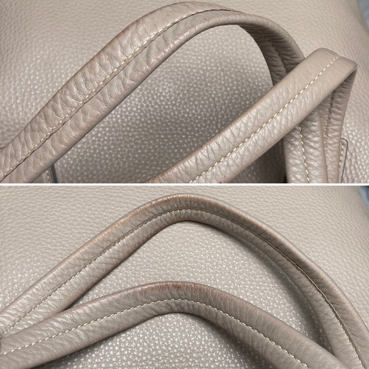 Prada Vitello Daino Side Zip Tote