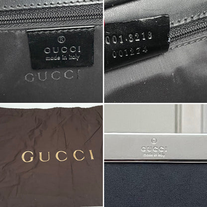 Gucci Black Nylon Frame Shoulder Bag