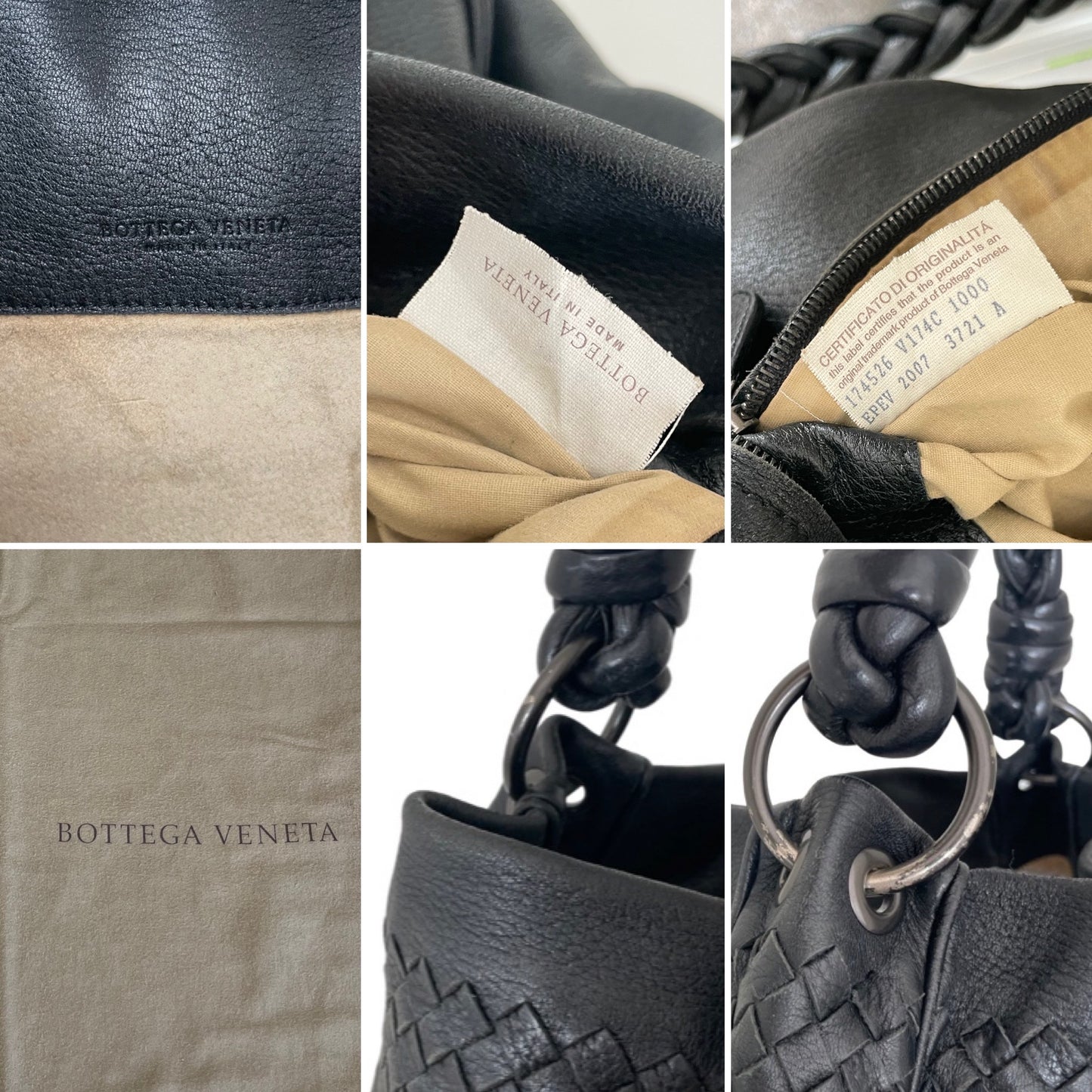 Bottega Veneta Braided Handle Hobo Bag