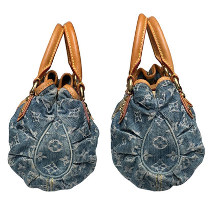 Louis Vuitton Denim Pleaty Taske