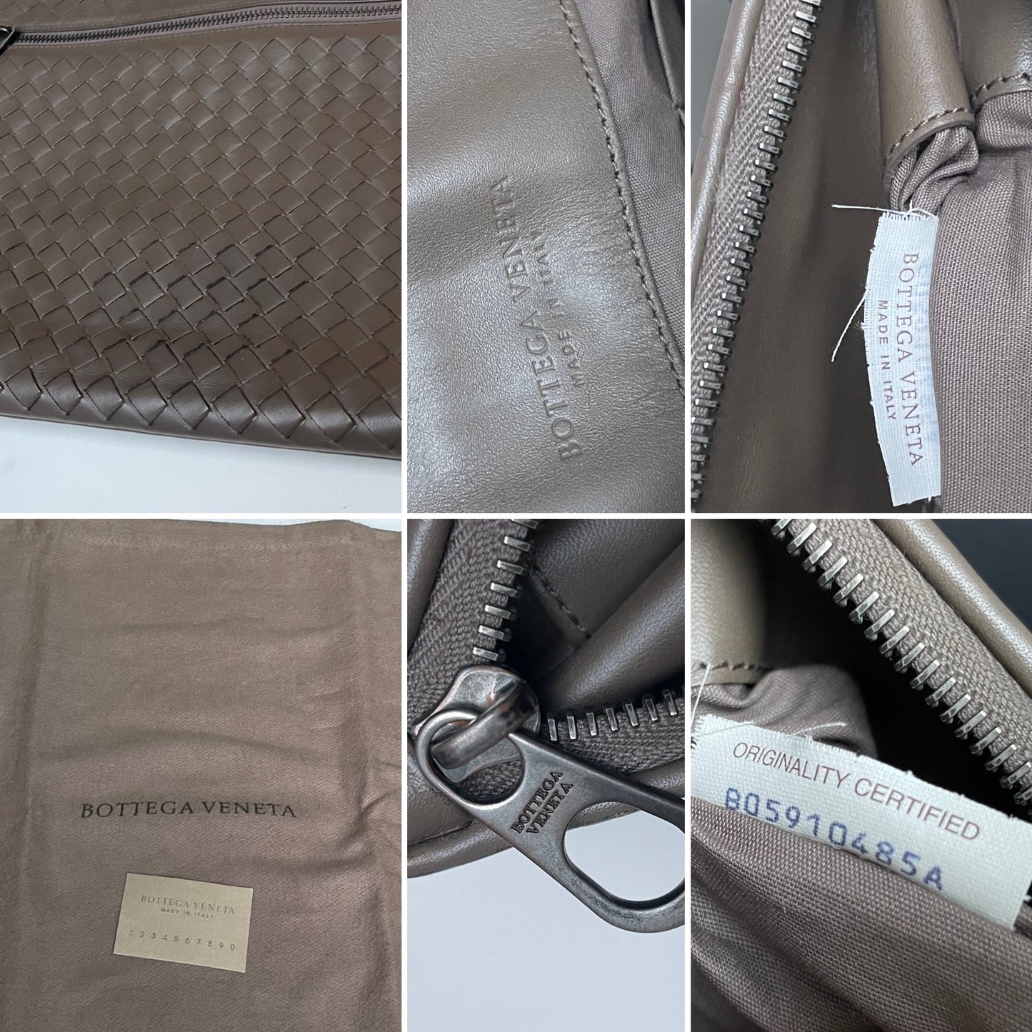 Bottega Veneta Intrecciato dokumentetui