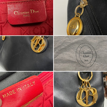 Christian Dior Vintage Logo Charm Shoulder Bag