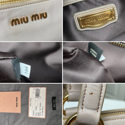 Miu Miu Leather Shoulder Bag