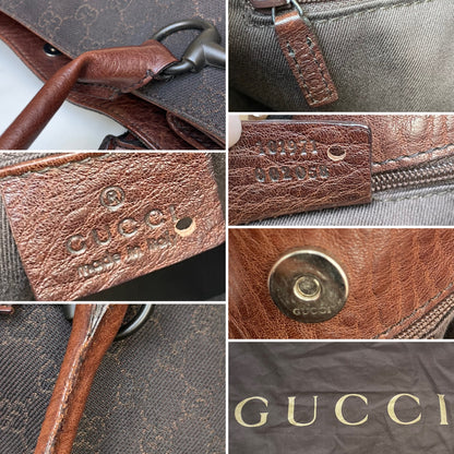 Gucci GG Brown Canvas Tote