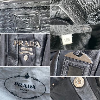 Prada Nappa Leather Waves Hobo