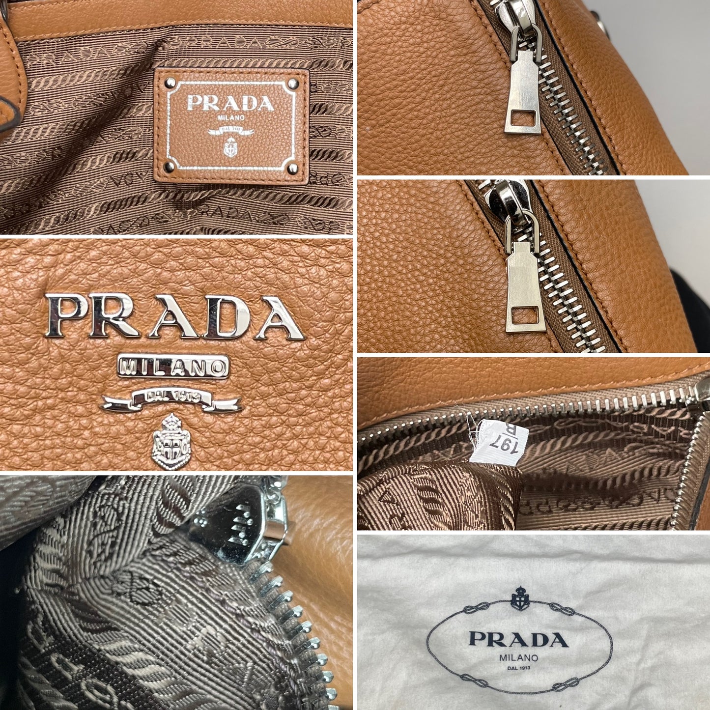 Prada Side Zip Tote