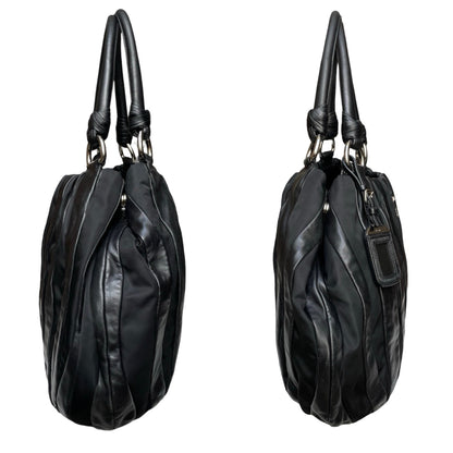 Prada Nappa Leather Waves Hobo