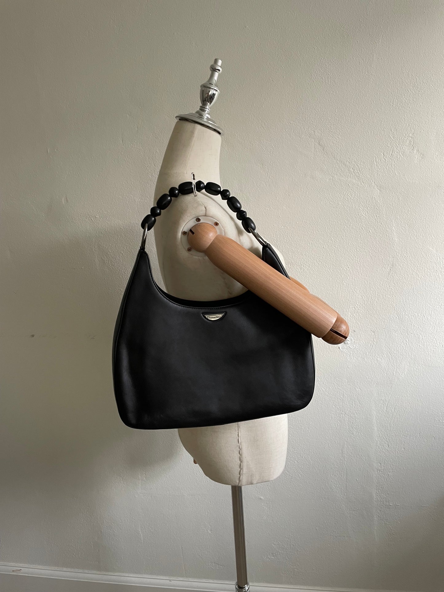 Dior Pearl Malice Leather Hobo