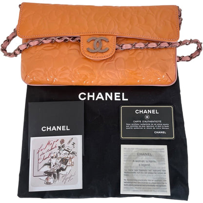 Chanel Camellia Patent Flap Bag 2003-2004