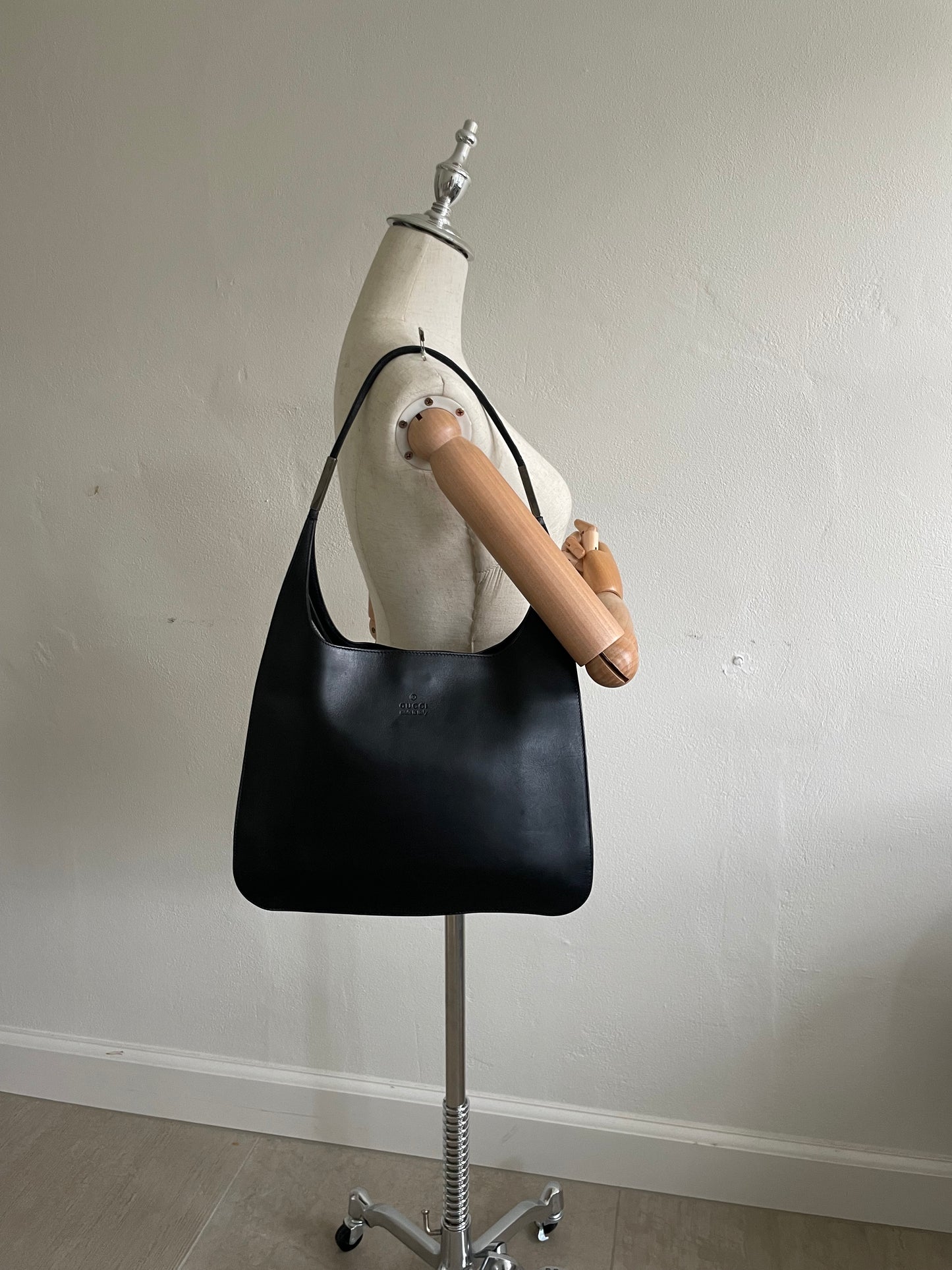 Gucci Vintage Leather Hobo Bag