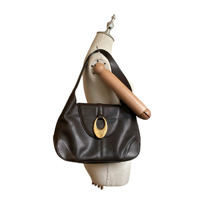 Bvlgari Front Ring One Shoulder Bag Hobo