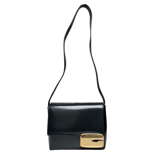 Gucci Patent Leather G Shoulder Bag