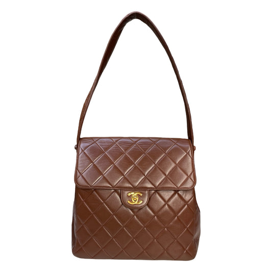 Chanel Lambskin Double Sided CC Flap Turn Lock