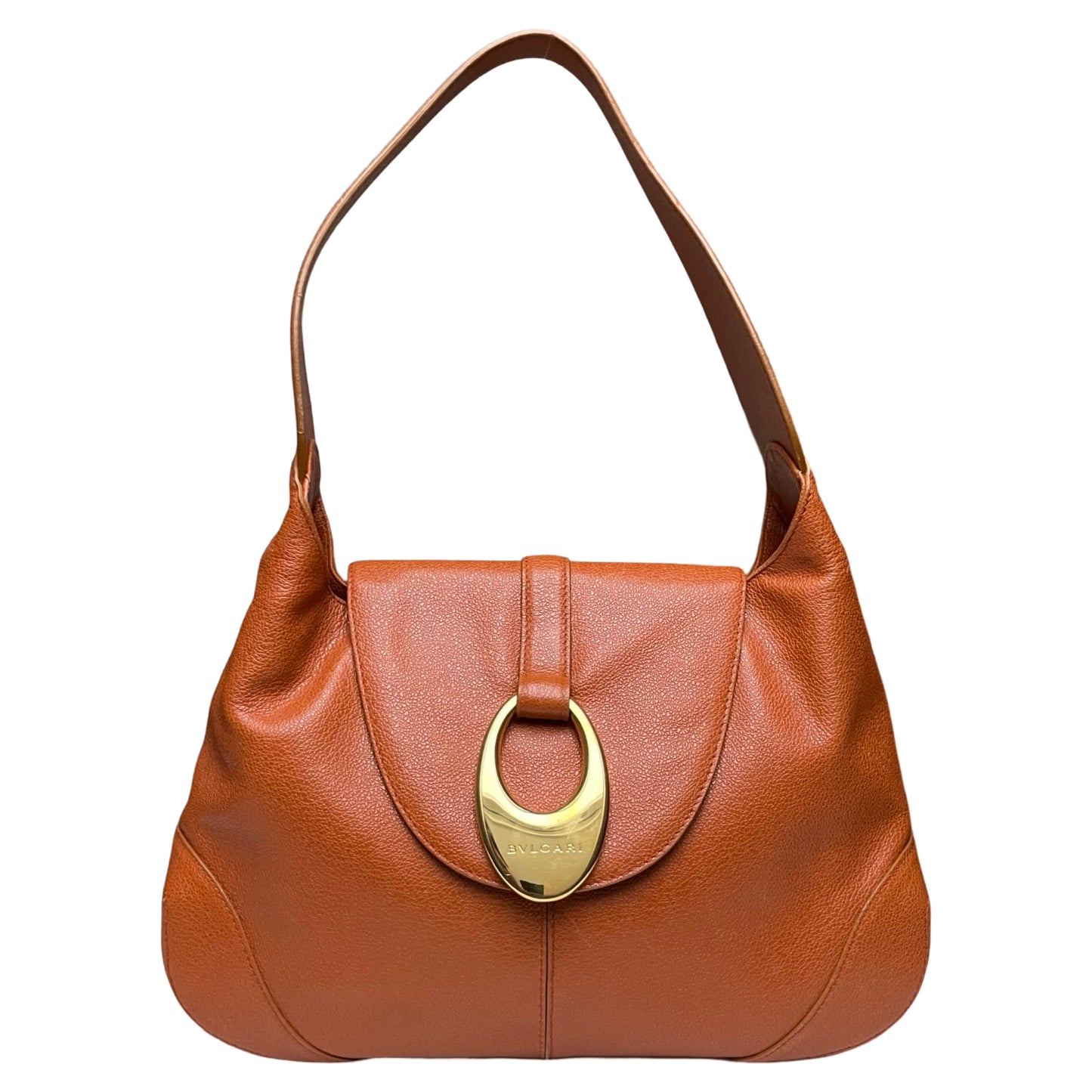 Bvlgari Front Ring One Shoulder Bag Hobo