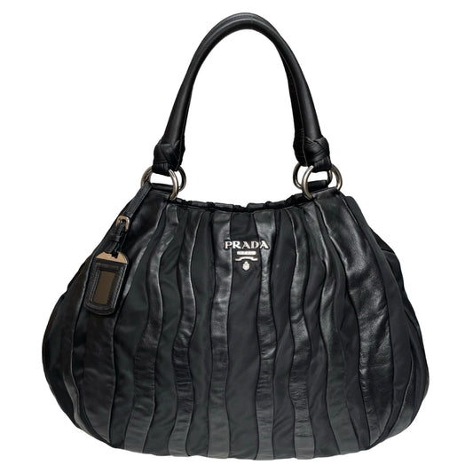 Prada Nappa Leather Waves Hobo