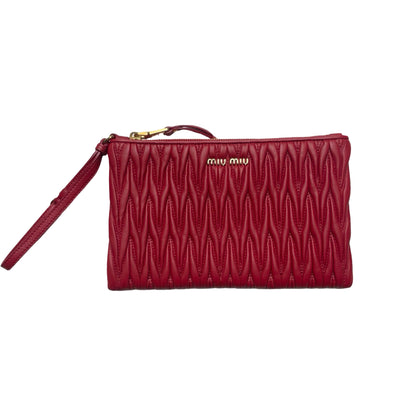 Miu Miu Matelasse Clutch