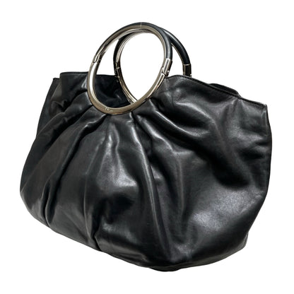 Christian Dior Soft Babe Black Leather Tote