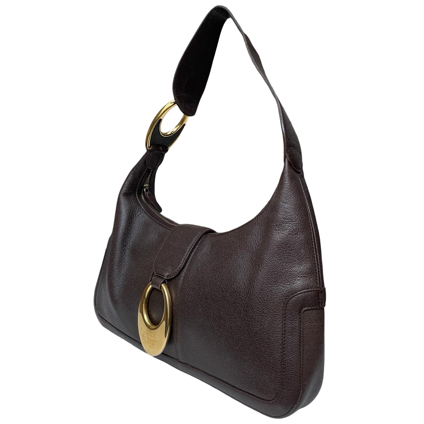 Bvlgari Front Ring Hobo Shoulder Bag