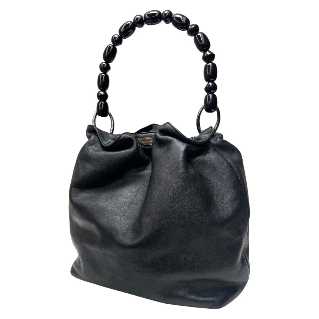 Dior Pearl Malice Black Leather