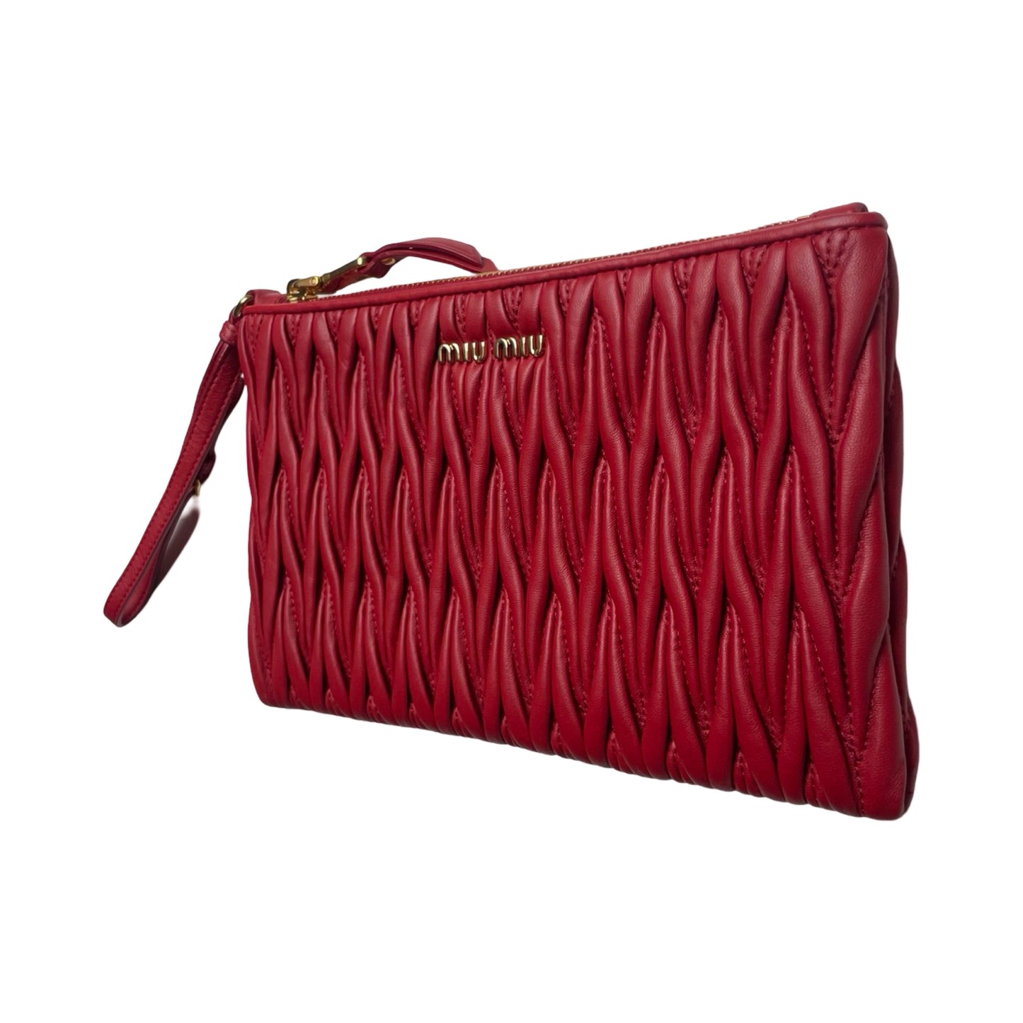 Miu Miu Matelasse Clutch