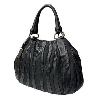 Prada Nappa Leather Waves Hobo