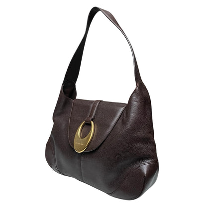 Bvlgari Front Ring One Shoulder Bag Hobo