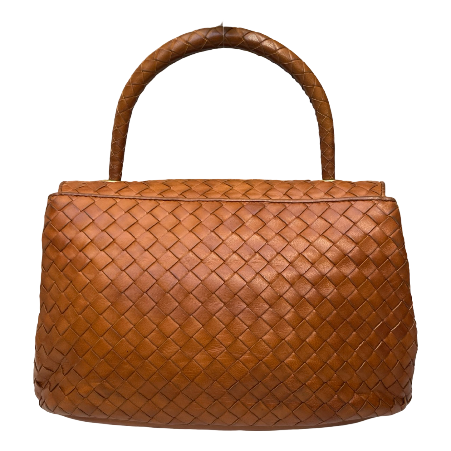 Bottega Veneta Intrecciato Turn Lock Handbag