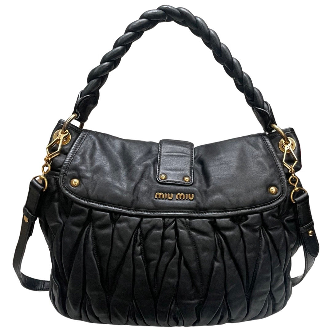 Miu Miu Coffer Matelass Hobo Taske