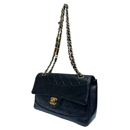 Chanel Quilted Lambskin 24K Gold Medium Single Flap Bag