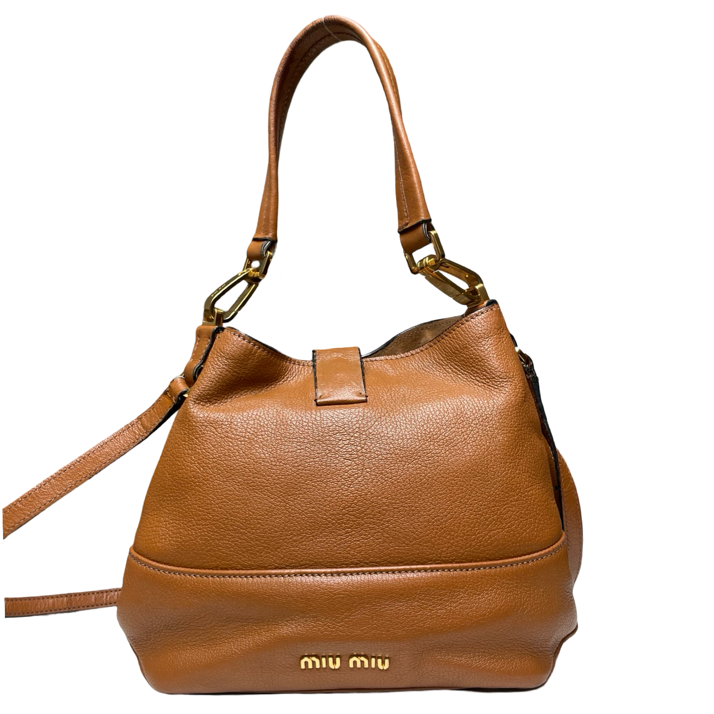 Miu Miu Madras Convertible Bucket Bag