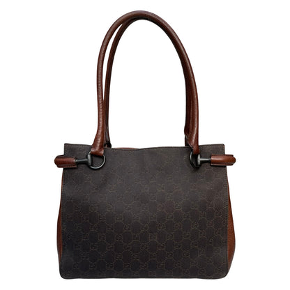 Gucci GG Brown Canvas Tote