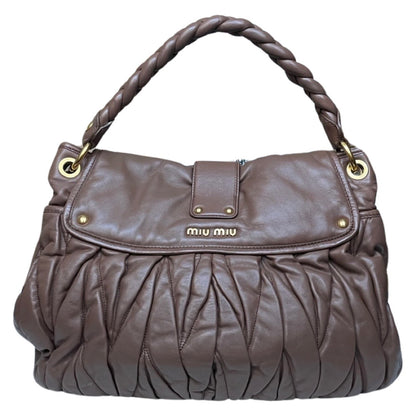 Miu Miu Coffer Matelass Hobo Taske