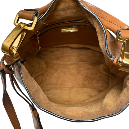 Miu Miu Madras Convertible Bucket Bag