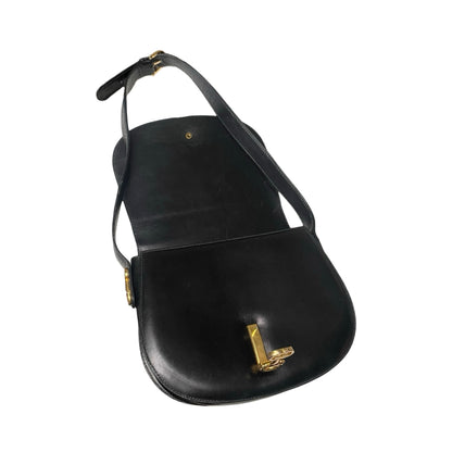 Gucci Vintage Horsebit Leather Shoulder Bag