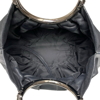 Christian Dior Soft Babe Black Leather Tote